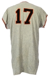 1955 Billy Gardner New York Giants Game Worn Road Jersey (MEARS LOA)
