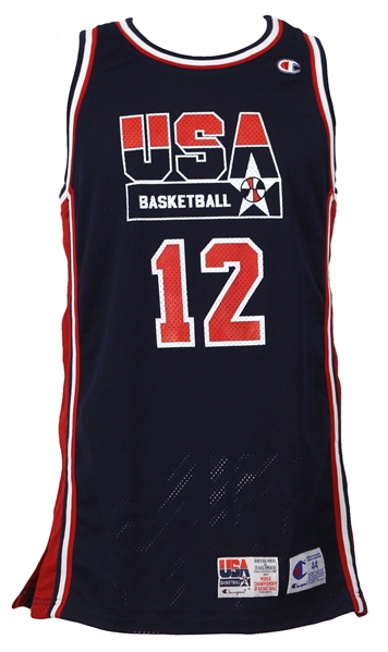 1994 Dominique Wilkins Team USA Toronto World Basketball Championships Jersey (MEARS LOA)