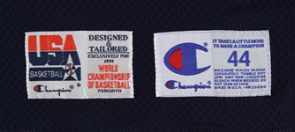 1994 Dominique Wilkins Team USA Toronto World Basketball Championships Jersey (MEARS LOA)