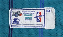 1998-2001 Derrick Coleman Charlotte Hornets Game Worn Road Jersey (MEARS LOA)