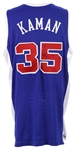 2007-08 Chris Kaman Los Angeles Clippers Signed Game Worn Road Jersey (MEARS LOA/JSA)