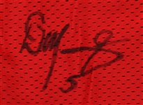 1992-93 Danny Manning Los Angeles Clippers Dual Signed Game Worn Road Jersey (MEARS LOA/JSA)