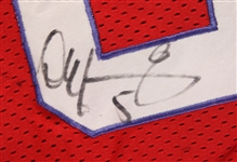 1992-93 Danny Manning Los Angeles Clippers Dual Signed Game Worn Road Jersey (MEARS LOA/JSA)