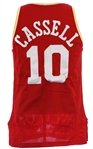 1993-94 Sam Cassell Houston Rockets Game Worn Road Jersey (MEARS LOA)