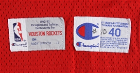 1993-94 Sam Cassell Houston Rockets Game Worn Road Jersey (MEARS LOA)