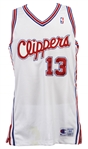 1992-94 Mark Jackson Los Angeles Clippers Game Worn Home Jersey (MEARS LOA)