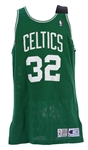 1992-93 Kevin McHale Boston Celtics Game Worn Road Jersey w/ Johnny Most Black Shoulderband (MEARS A8)