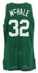 1992-93 Kevin McHale Boston Celtics Game Worn Road Jersey w/ Johnny Most Black Shoulderband (MEARS A8)