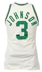 1983-84 Dennis Johnson Boston Celtics Game Worn Home Jersey (MEARS LOA)