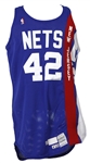 1987-88 Mike Gminski New Jersey Nets Game Worn Road Jersey (MEARS LOA)