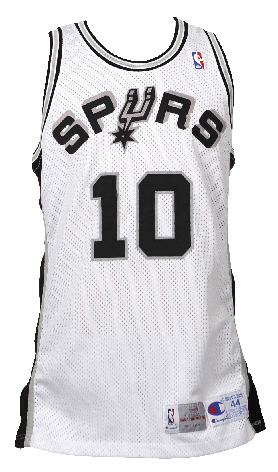 thumbnail image 2 of Dennis Rodman White San Antonio Spurs Jersey – Authentic Mitchell & Ness Swingman 2 of 6