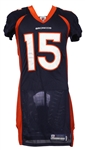 2010 Tim Tebow Denver Broncos Home Jersey (MEARS LOA) Rookie Season