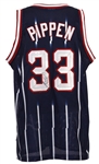 1998-99 Scottie Pippen Signed Houston Rockets Jersey *JSA*