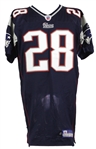 2004 Corey Dillon New England Patriots Game Worn Home Jersey (MEARS LOA) Super Bowl XXXIX Champions Season