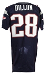 2004 Corey Dillon New England Patriots Game Worn Home Jersey (MEARS LOA) Super Bowl XXXIX Champions Season