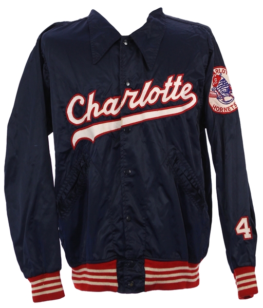 1967-72 Charlotte Hornets Southern League Game Worn Satin Jacket (MEARS LOA)