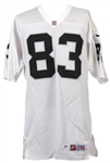 1997 Rickey Dudley Oakland Raiders Game Worn Road Jersey (MEARS LOA)