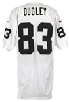 1997 Rickey Dudley Oakland Raiders Game Worn Road Jersey (MEARS LOA)