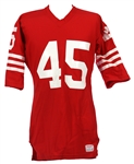1974-75 Manfred Moore San Francisco 49ers Home Jersey (MEARS LOA)