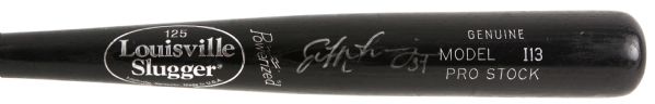 2006 Evan Longoria Hudson Valley Renegades Signed Louisville Slugger Professional Model Game Used Bat (MEARS LOA/Team Letter & PSA/DNA)