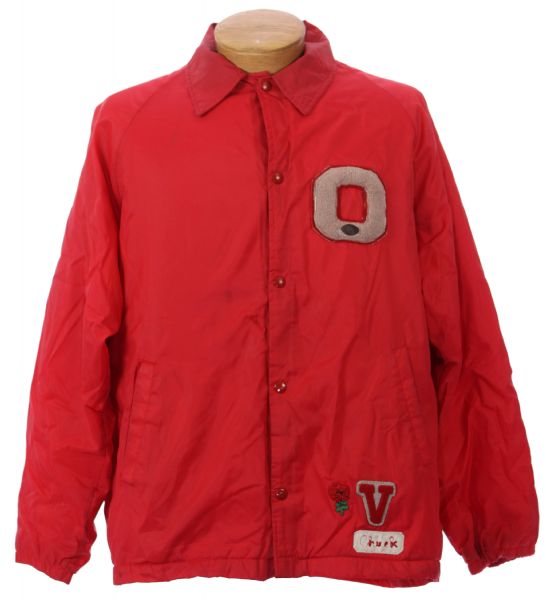 1954-55 Chuck Zawacki Ohio State Buckeys Game Worn Jacket (MEARS LOA)