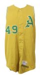 1963 Mel McGaha Kansas City Athletics Game Worn Jersey Vest w/ Ted Bowsfield Pants (MEARS LOA)