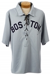 2003 (June 5) Nomar Garciaparra Boston Red Sox Signed Game Worn 1903 Turn Back The Clock Jersey (MEARS LOA/JSA)