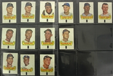 1969 Topps Decal Collection - Lot of 49 w/ Hank Aaron, Sandy Koufax, Mickey Mantle, Willie Mays & More