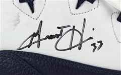 1995 circa Grant Hill Detroit Pistons Signed Game Worn Fila Sneakers (MEARS LOA/JSA)