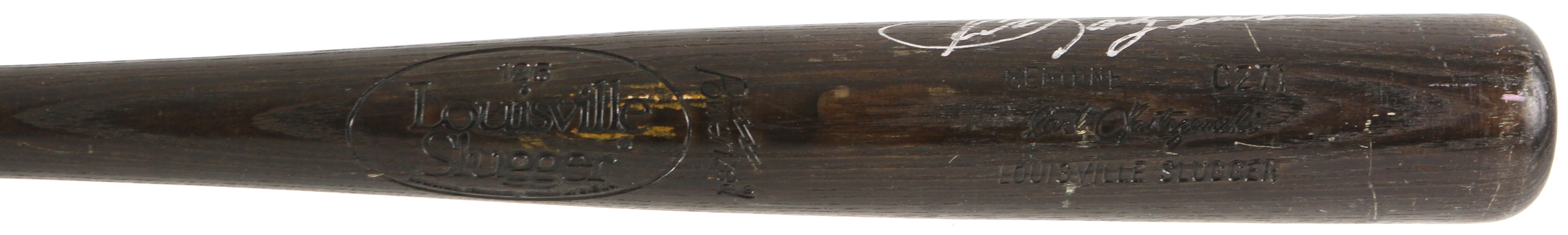 1983 Carl Yastrzemski Boston Red Sox Signed Louisville Slugger Professional Model Game Used Bat (MEARS A6/JSA)