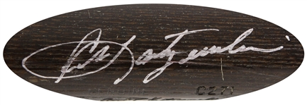 1983 Carl Yastrzemski Boston Red Sox Signed Louisville Slugger Professional Model Game Used Bat (MEARS A6/JSA)