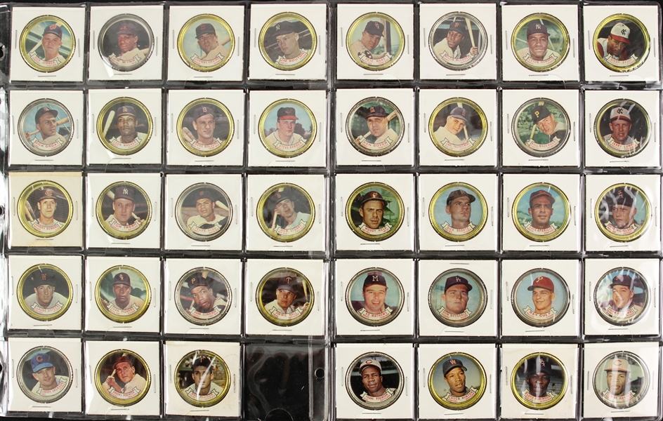 1964 Topps Baseball Coins Near Complete Set (160/164)