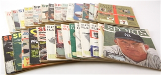 1954-77 Sports Magazine Collection - Lot of 30 w/ Sports Illustrated, Sports Magazine & More