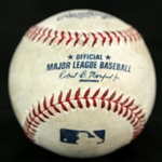 2015 (May 21) Kris Bryant Chicago Cubs OML Manfred Petco Park Game Used Home Run Baseball (MEARS LOA) 5th Career Home Run