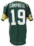 1984 Scott Campbell Green Bay Packers Game Worn Home Jersey (MEARS LOA)