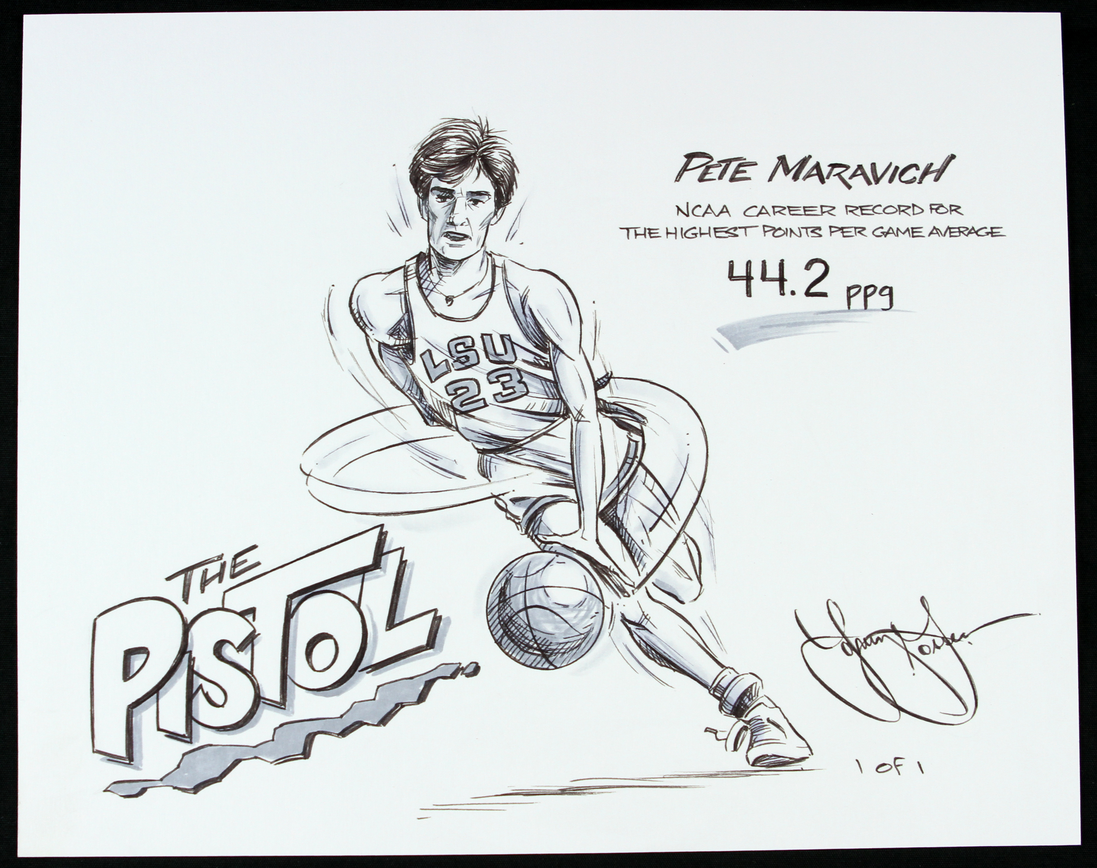 Lot Detail - 1977-1979 Pete Maravich New Orleans/Utah Jazz Game