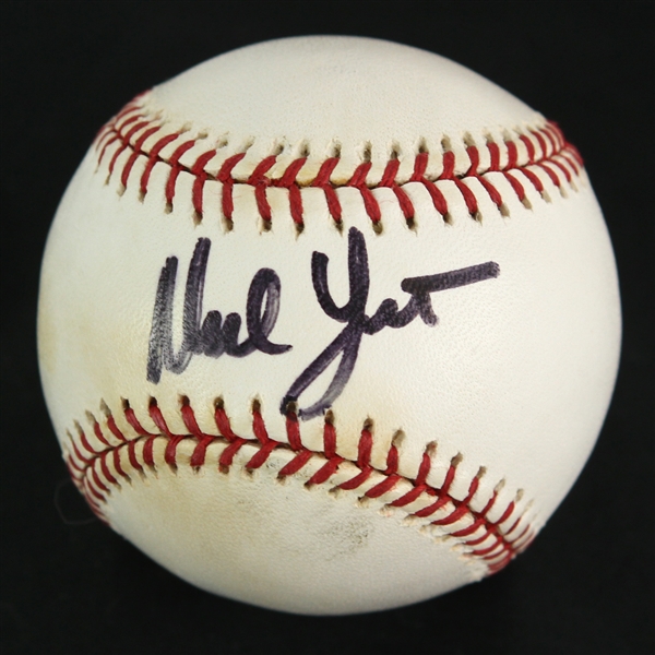 2003-08 Ned Yost Milwaukee Brewers Signed OML Selig Baseball (JSA)