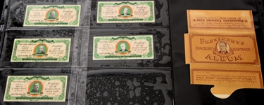 1937 Dietz Gum Company Presidents Play Bucks - Set of 32 w/ FDR President's Pocket History Album
