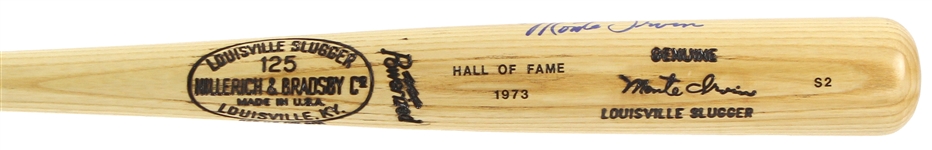 1973 Monte Irvin New York Giants Signed H&B Louisville Slugger Hall of Fame Bat (JSA)