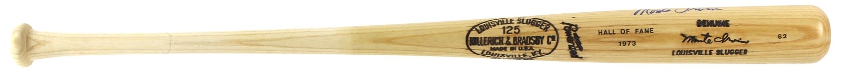 1973 Monte Irvin New York Giants Signed H&B Louisville Slugger Hall of Fame Bat (JSA)