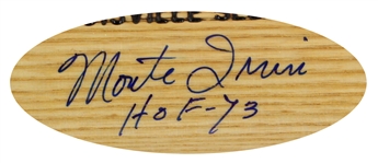 1973 Monte Irvin New York Giants Signed H&B Louisville Slugger Illustration Bat (JSA)