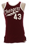 1970s circa University of Wisconsin Barron County Chargers Game Worn Basketball Uniforms - Lot of 2 (MEARS LOA)
