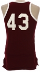 1970's circa University of Wisconsin Barron County Chargers Game Worn Basketball Uniforms - Lot of 2 (MEARS LOA)