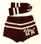 1970's circa University of Wisconsin Barron County Chargers Game Worn Basketball Uniforms - Lot of 2 (MEARS LOA)