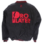 1990's Chicago Bulls Pro Player Lined Nylon Pullover Jacket