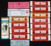1974-95 Hockey Ticket Collection - Lot of 15 