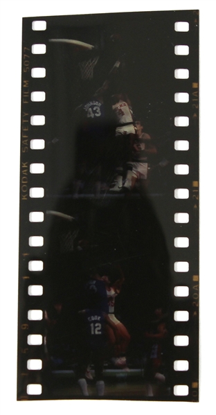 1980s Milwaukee Bucks New Jersey Nets Color Photo Film Strip