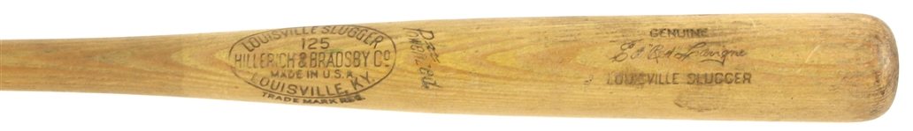 1940s Red LaVigne Minor Leagues H&B Louisville Slugger Professional Model Game Used Bat (MEARS LOA)