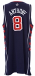 2004 Carmelo Anthony USA Basketball Road Jersey (MEARS LOA)