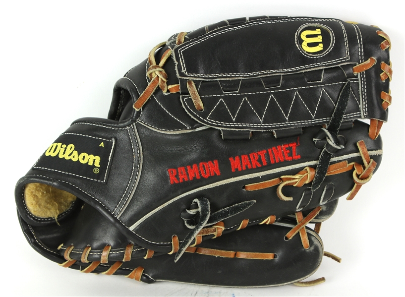 1990s (early) Ramon Martinez Los Angeles Dodgers Game Used Wilson Fielders Mitt (MEARS LOA)